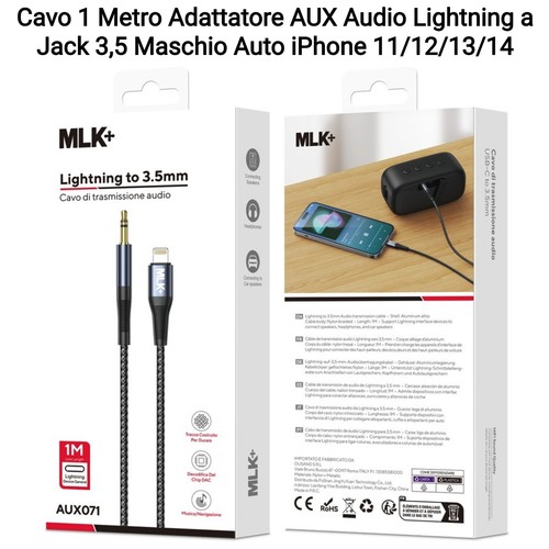 Adattatore aux cavo audio - adattatore,