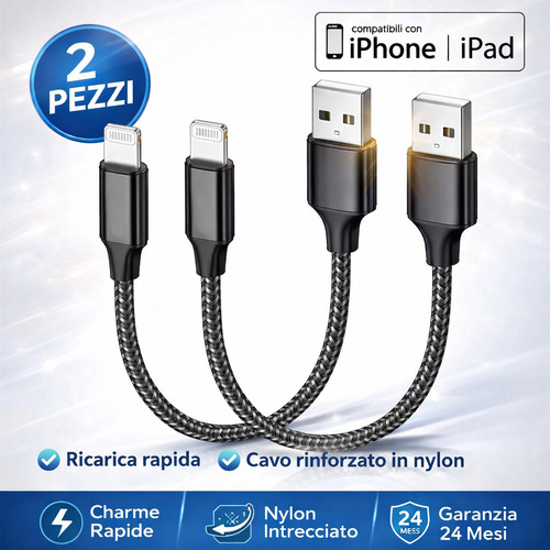 Cavo iphone a usb - 2,